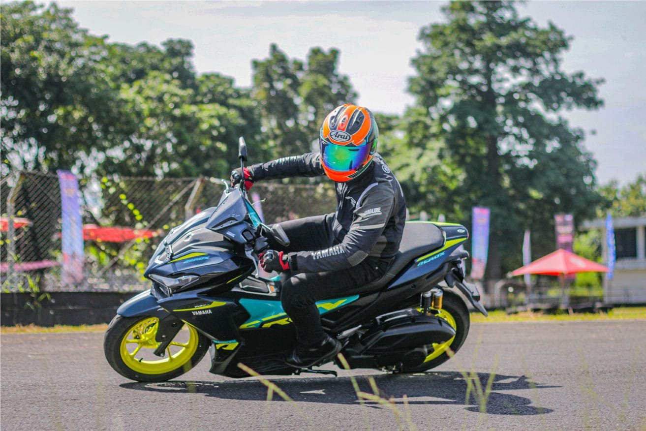 Yamalube-“TURBO”-Matic-Resmi AEROX TRACK DAY, Enjoy Sensasi Berkendara Super Sport AEROX ALPHA di Lintasan Sirkuit