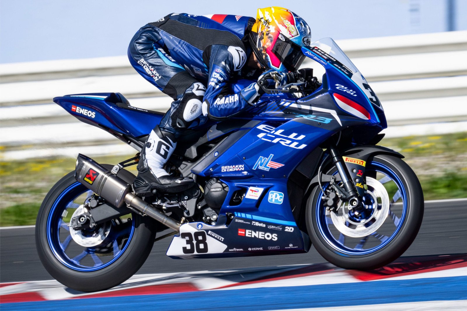 Arai Agaska Siap Gaspol Debut di FIM R3 BLU CRU World Cup !