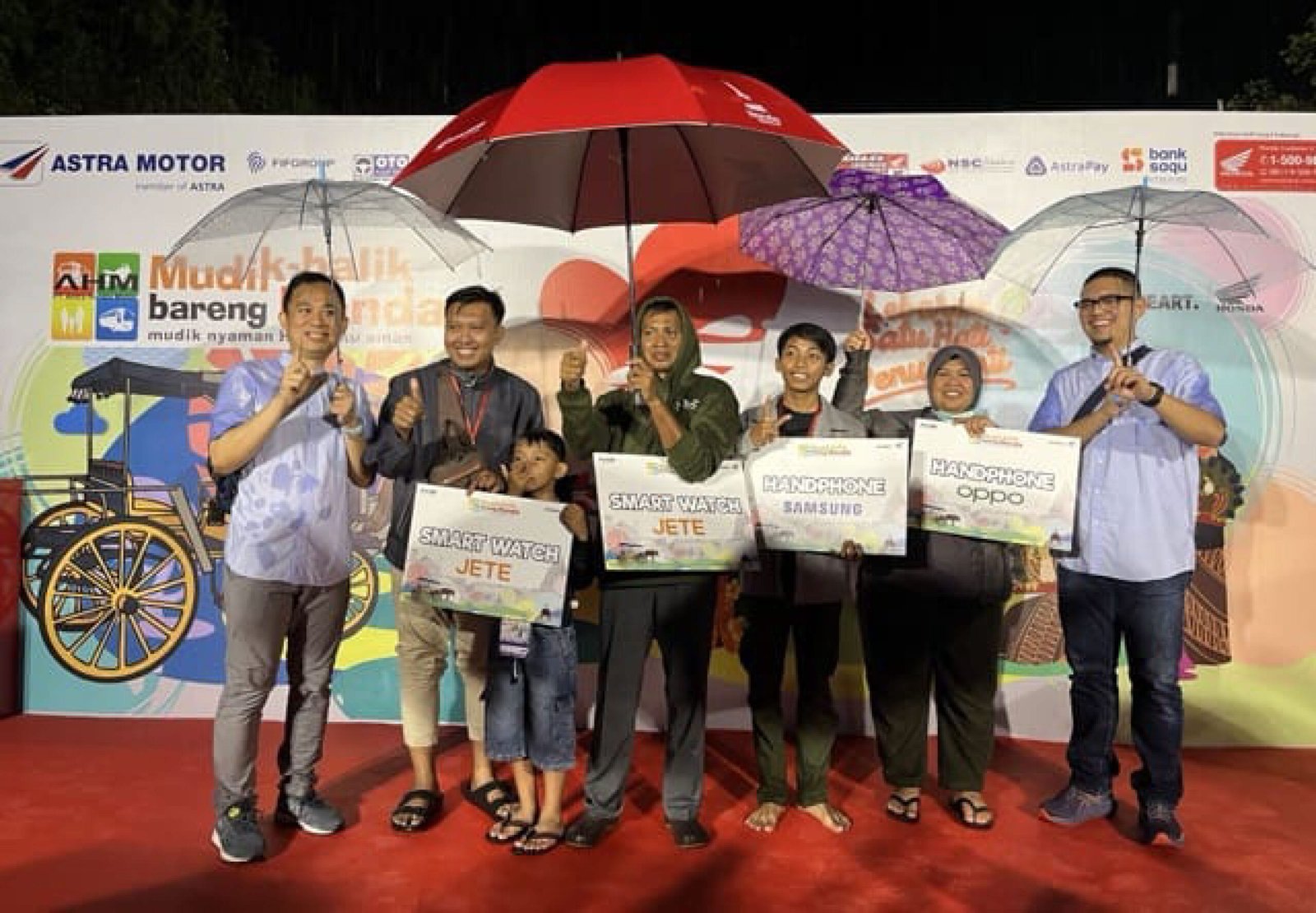 Mudik Balik Bareng Honda (MBBH) x Astra Motor Yogyakarta Sambut Rombongan Pemudik Konsumen Loyal Honda di Yogyakarta