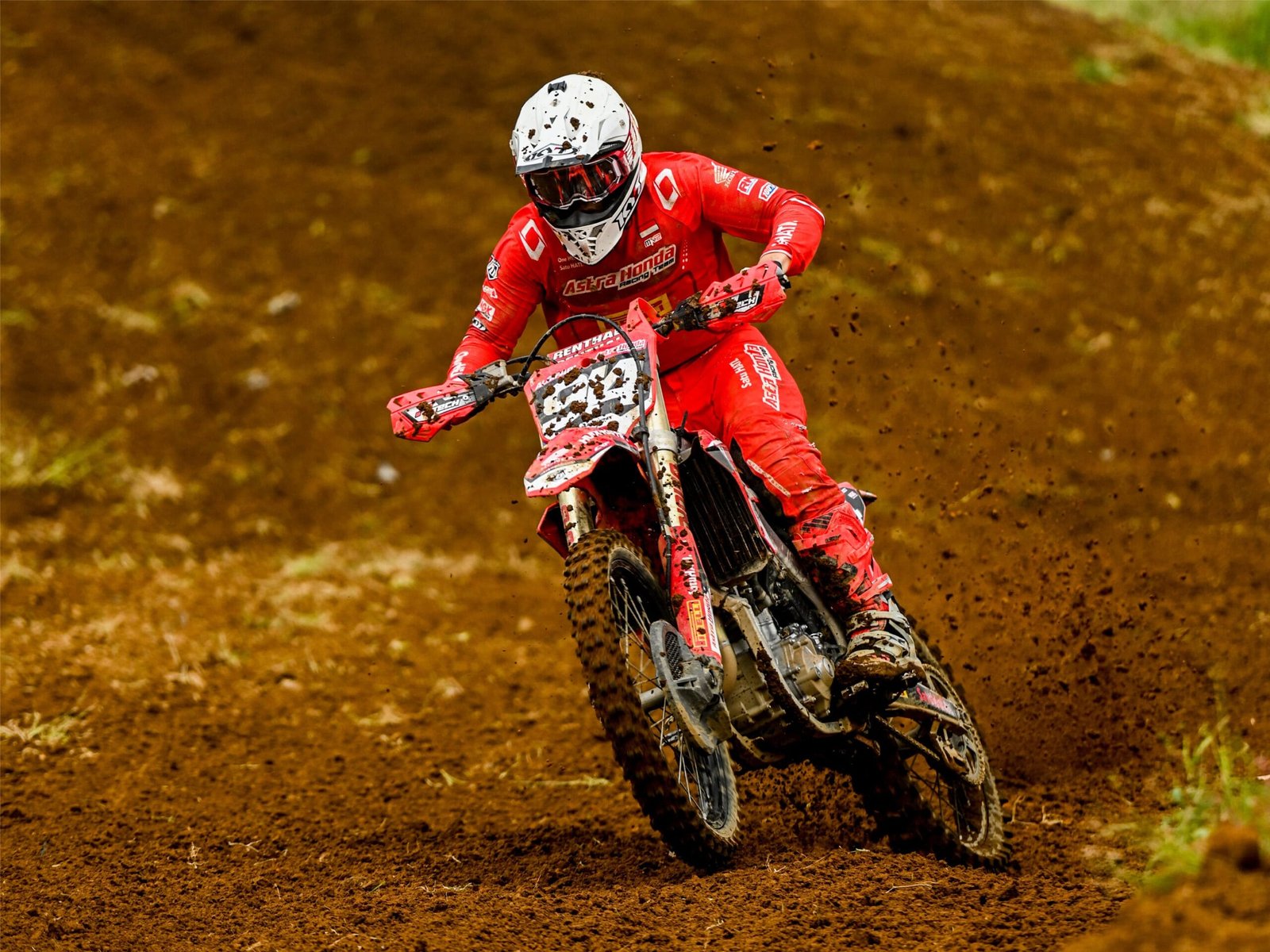 Lawan Trek Ekstrem, CRF Tetap Melesat Raih Podium di Kejurnas Motocross Wonosobo
