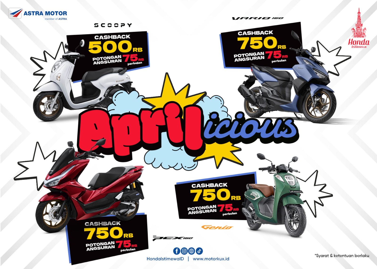 Aprilicious_2 Program "APRILICIOUS" Untuk Para Pecinta Sepeda Motor Honda