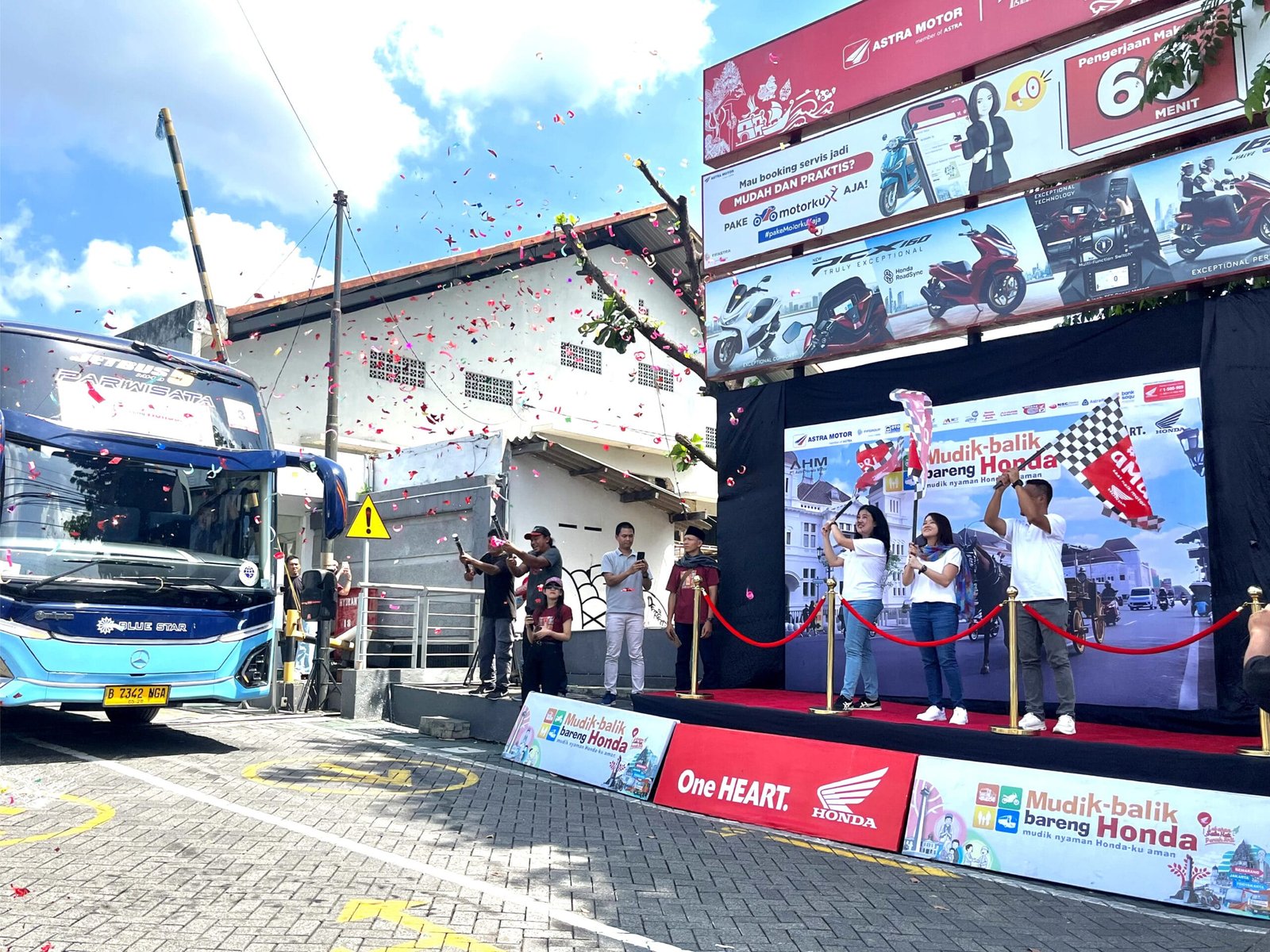 Balik Bareng Honda (BBH) x Astra Motor Yogyakarta Dari Kampung Halaman Menuju Jakarta Bersama Balik Bareng Honda