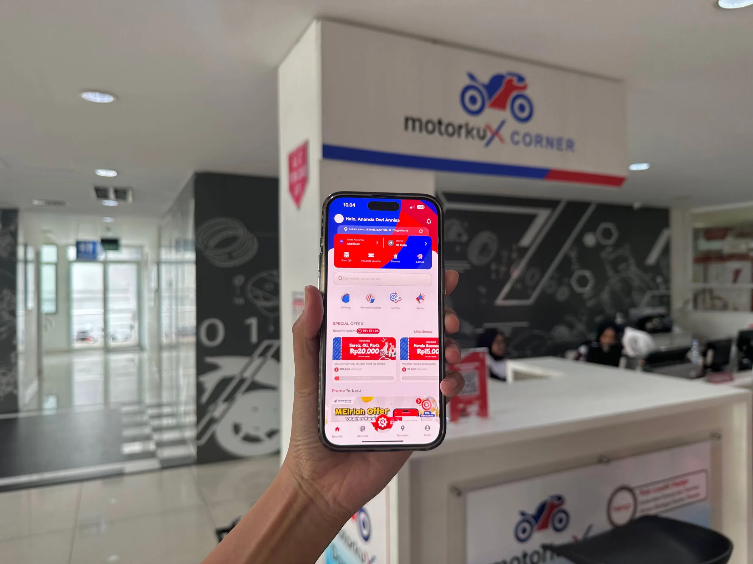 Info & Tips Ala Honda Istimewa Serunya Fitur Games Di Aplikasi MotorkuX, Tukar Poin jadi Kupon Layanan Kebutuhan Motor Honda Kesayangan