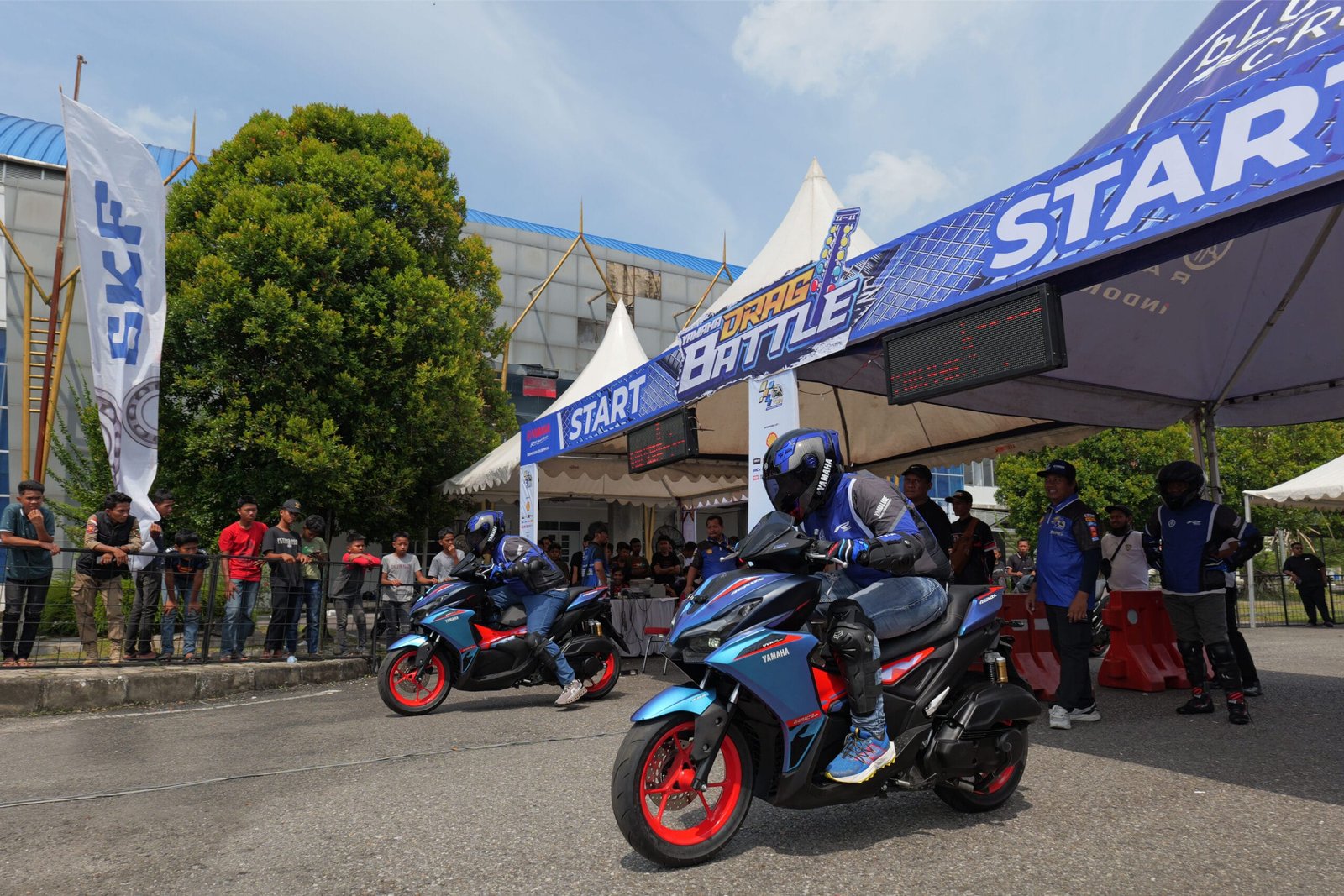 Uji Kinerja Yamalube TURBO Matic, Puluhan Biker MAXi Yamaha Touring Ratusan kilometer ke Pantai Selatan Jawa