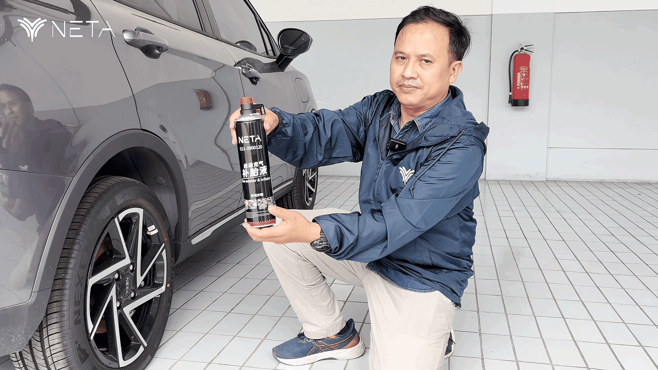 Tips Cara Menggunakan Tire Repair Kits di Mobil Listrik NETA