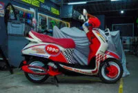 Modifikasi Spesial Grand Filano Hybrid Ala Motor Vintage Rally Bikin Auto Nengok di Jalan