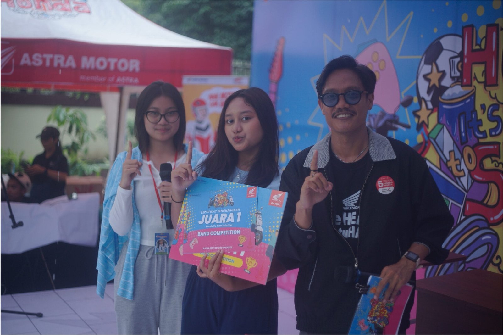 HITS#3 Honda It's Time To School Kembali, Astra Motor Yogyakarta Ajak Siswa SMA/K Ekspresikan Diri