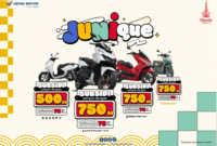 Program-JUNIQUE#1 Promo JUNIQUE Dari Astra Motor Yogyakarta Segarkan Pertengahan Tahun Pecinta Sepeda Motor Honda