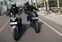 Perdana! Yamaha Ajak Awak Media Satmori Seru ke Senggigi Bareng New Yamaha R25, MT-25, dan AEROX ALPHA